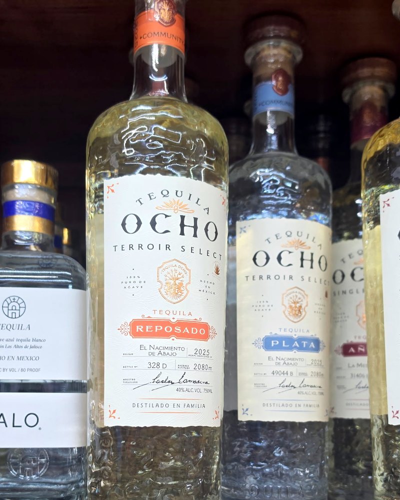 Ocho, LALO and Patron on the premium tequila shelf